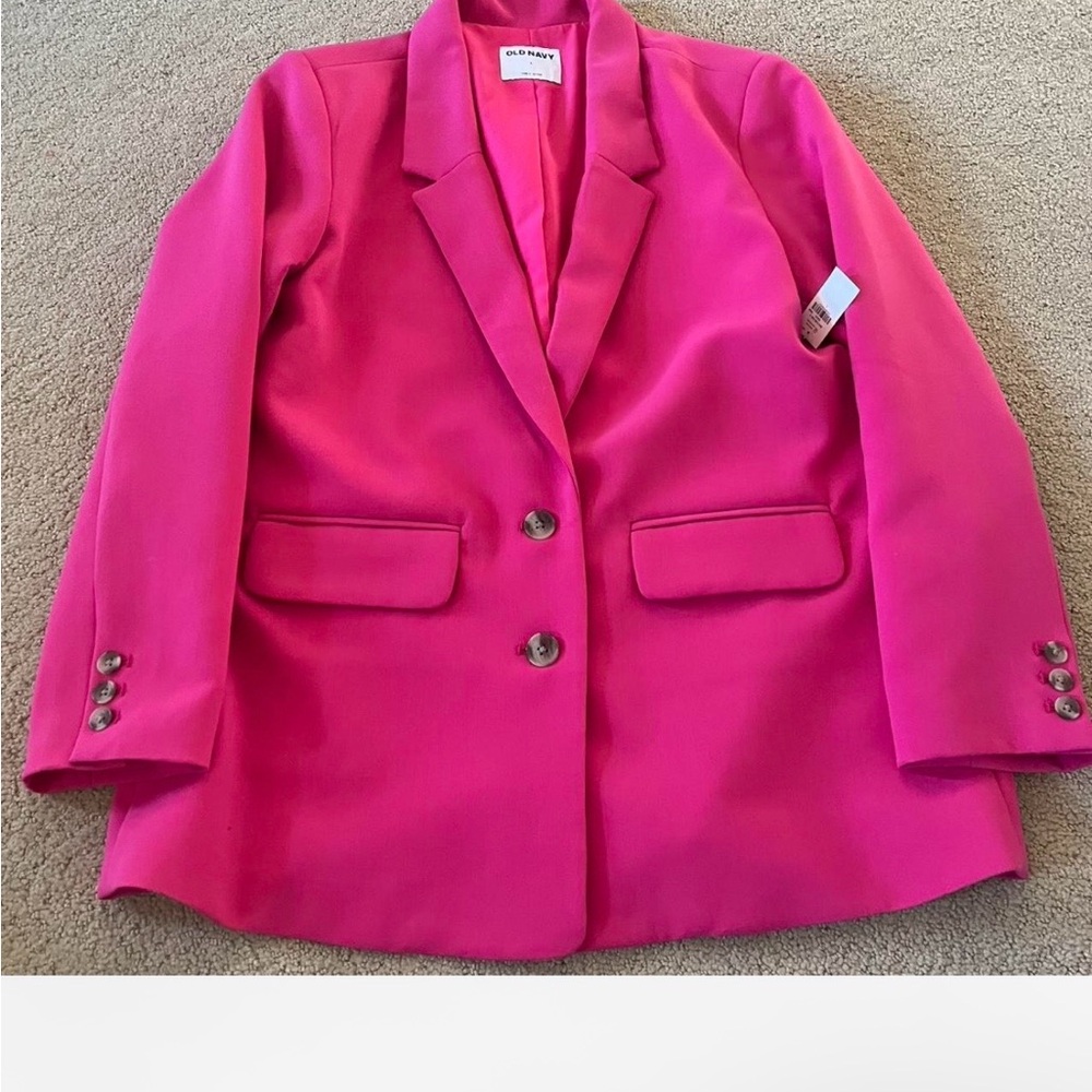 Hot Pink blazer and pants